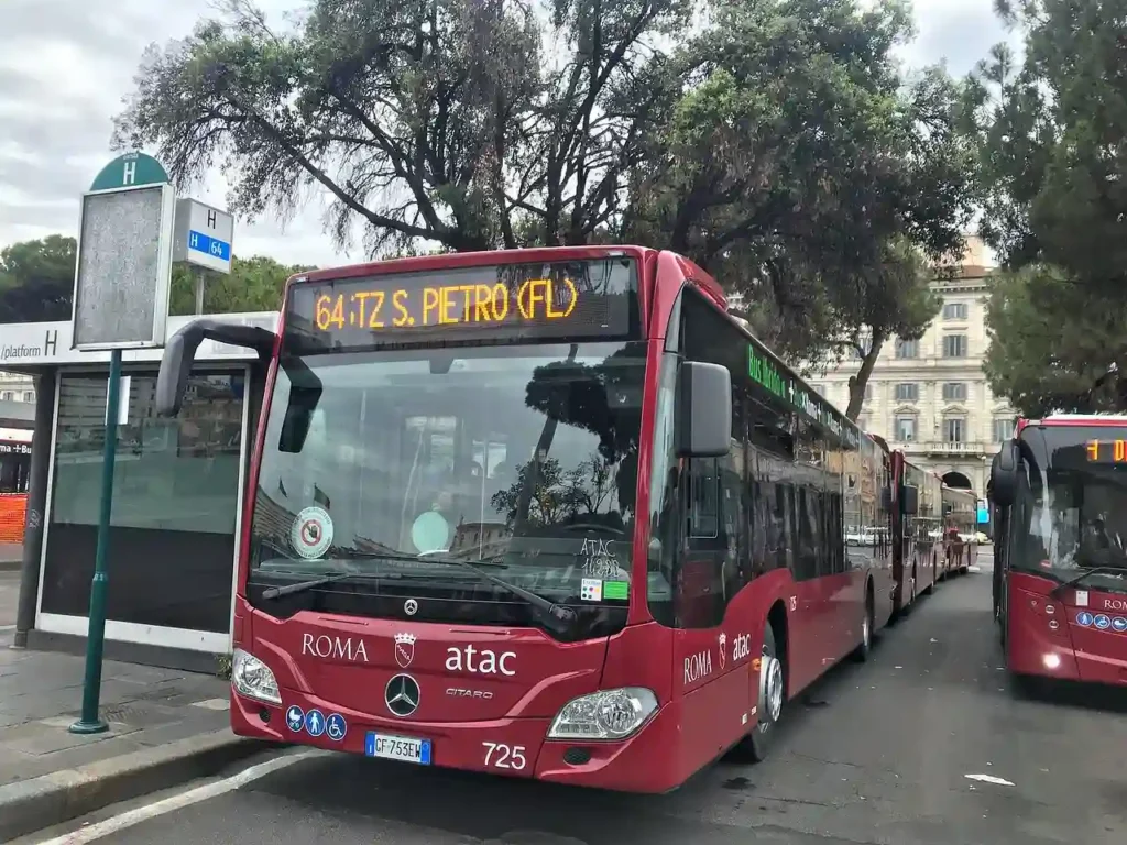 How to get to St. Peters Basilica by bus